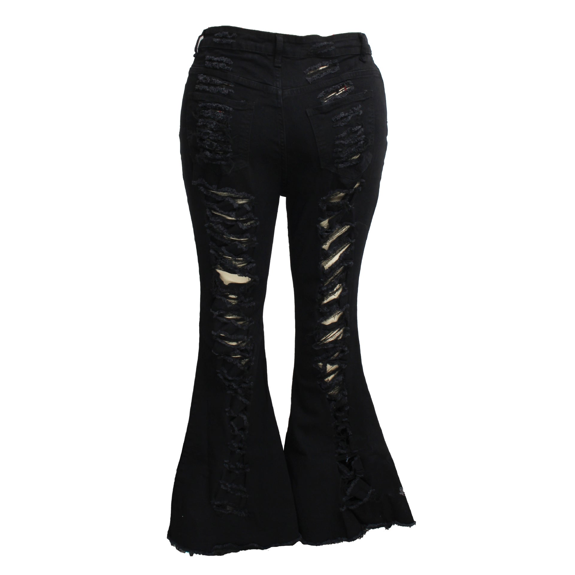 Fashion Trendy Unique Jeans Stretch Plus Size Bell-bottom Pants - Its That Girls Boutique