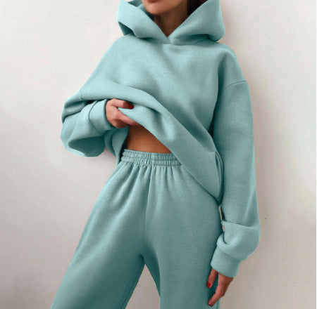 Women's Casual Hoodie  Sweater Jogging Tracksuit (2 piece Set)