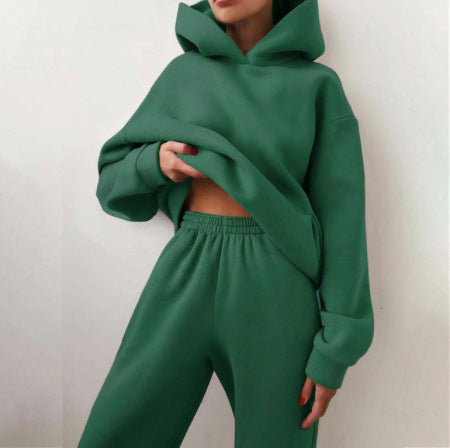 Women's Casual Hoodie  Sweater Jogging Tracksuit (2 piece Set)