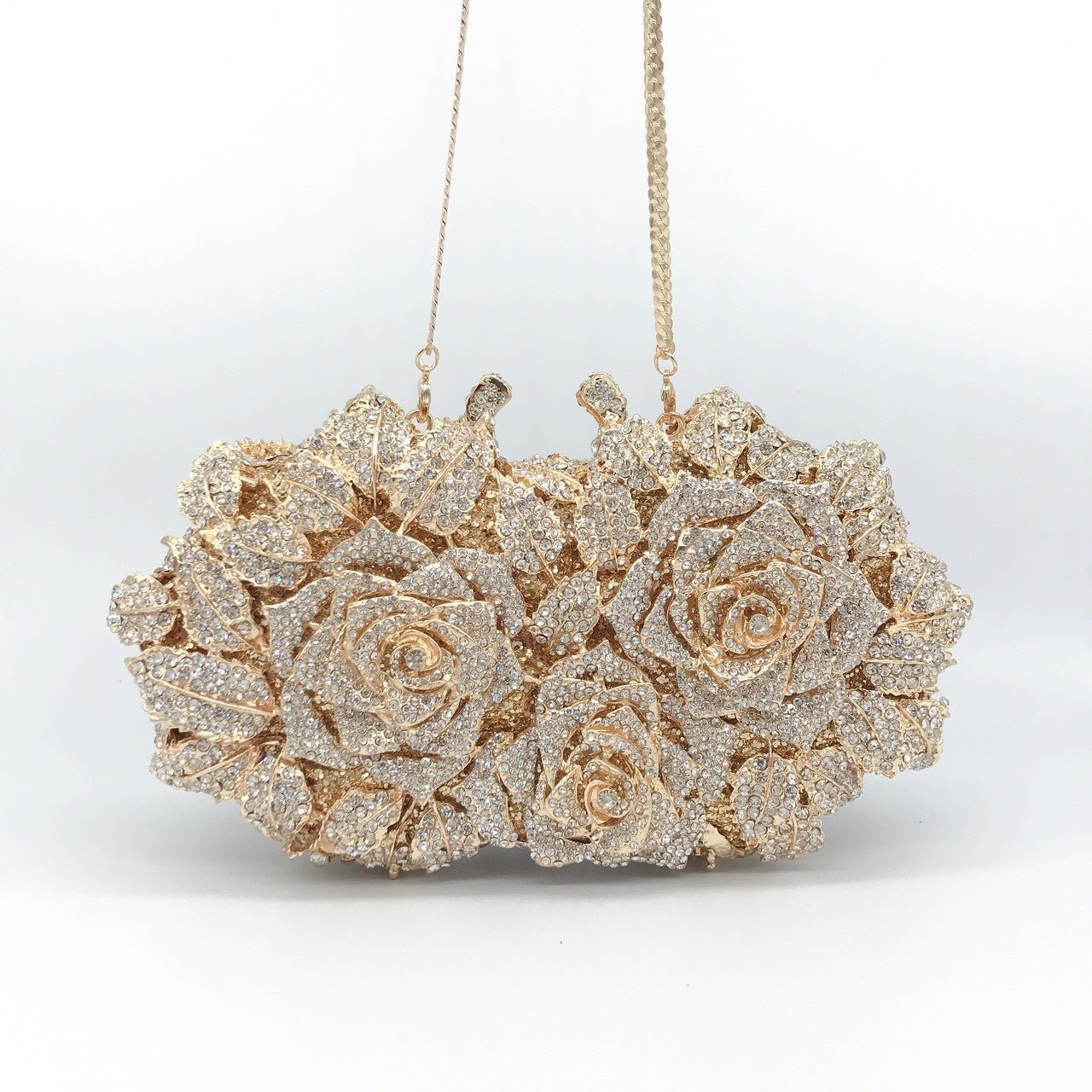 Hollow Rose Diamond Dinner Bag - Its That Girls Boutique