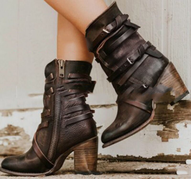 Ladies leather boots - Its That Girls Boutique