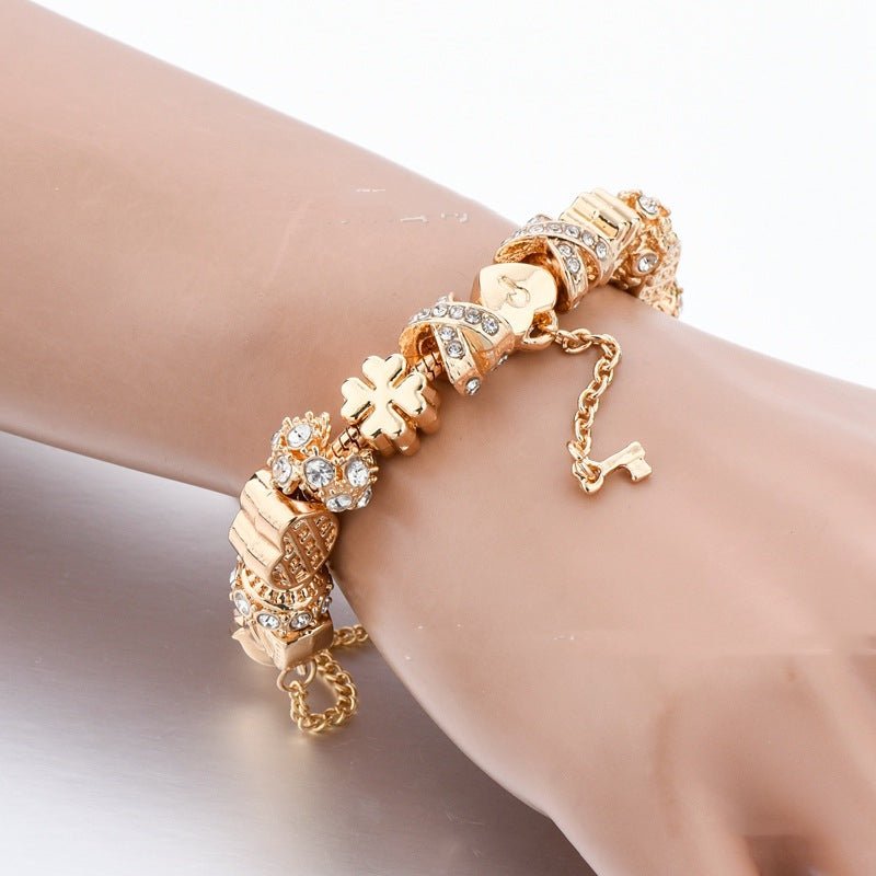 (Pandora Inspired) Gold Bracelet - Its That Girls Boutique